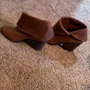 Lucky brand leather booties